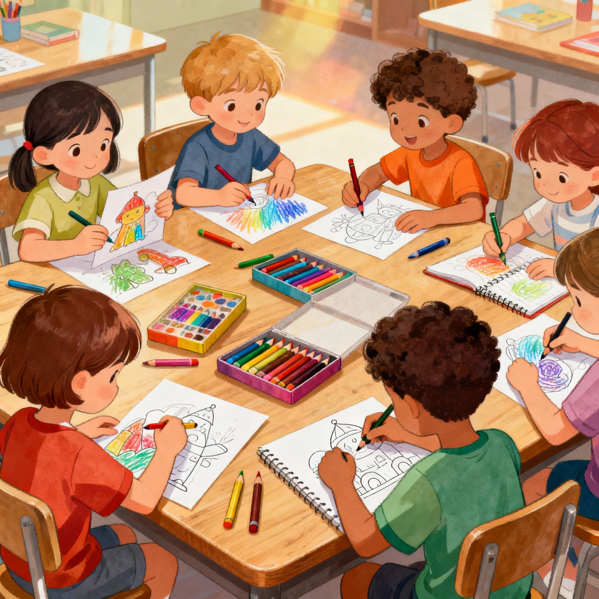 Técnicas de Coloreado para Niños: Guía Completa